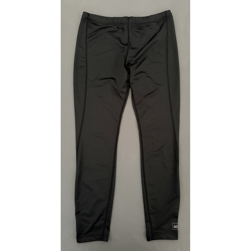 REI Pants Leggings Womens Size Large Black Athletic Light Pants Stretch Tapered